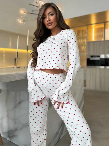 Heart and Cherry Pyjama Set