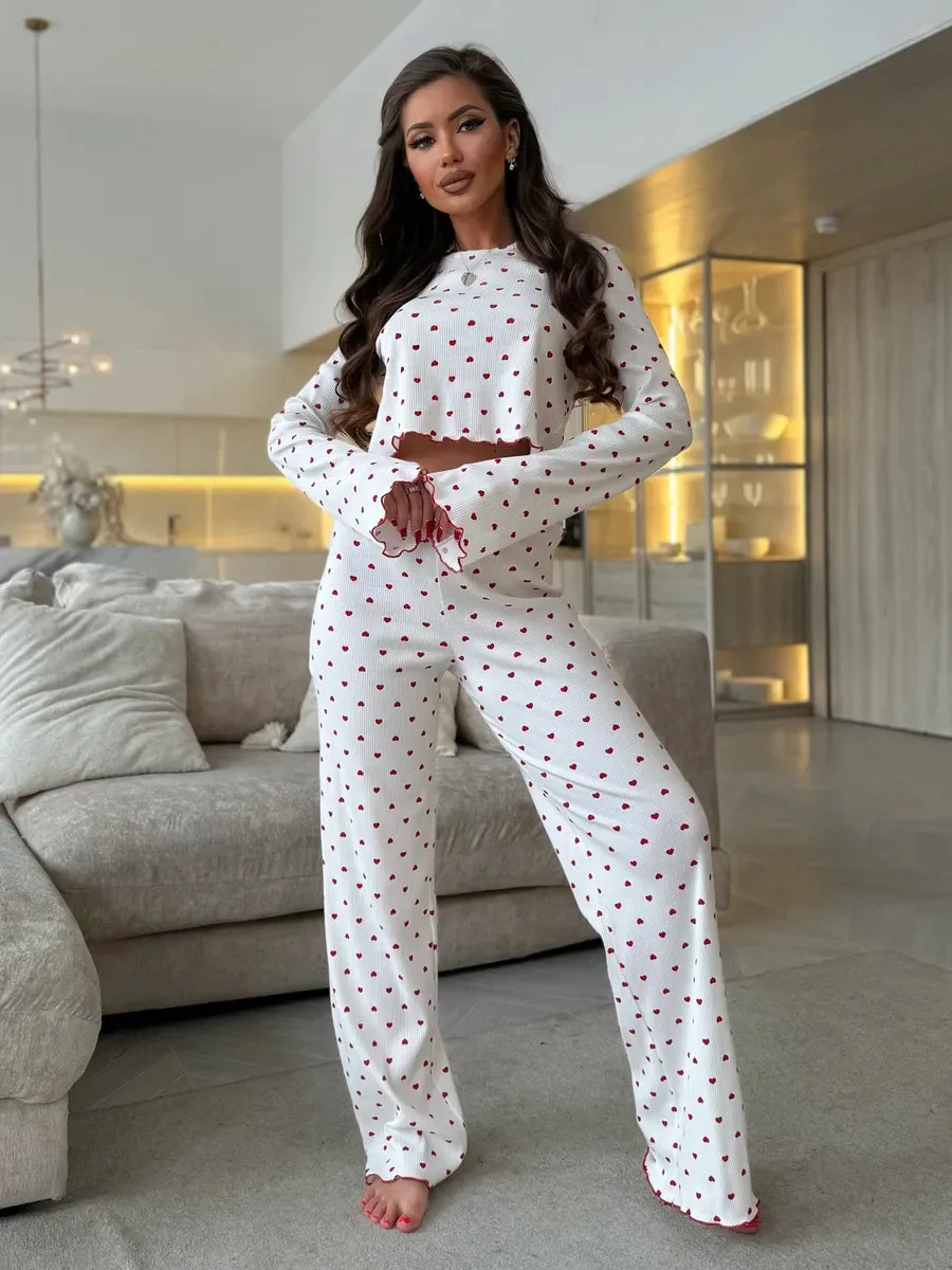 Heart and Cherry Pyjama Set