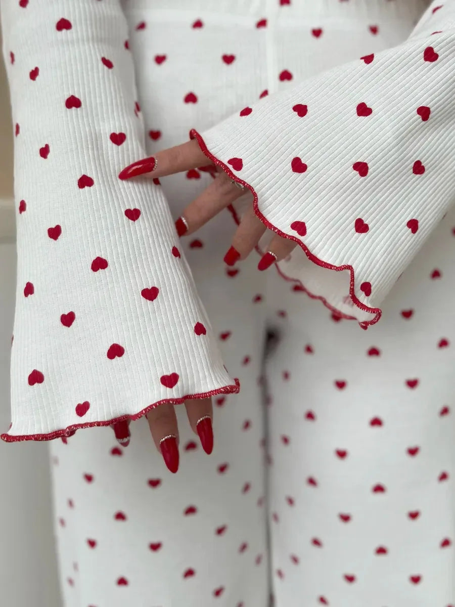 Heart and Cherry Pyjama Set
