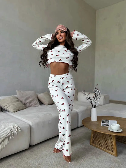 Heart and Cherry Pyjama Set