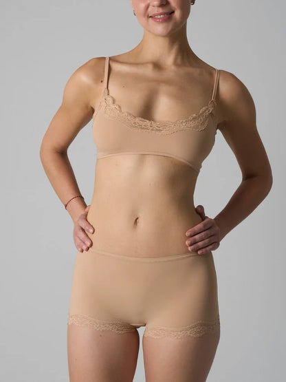 Lace Strap Tank Top and Short Sets