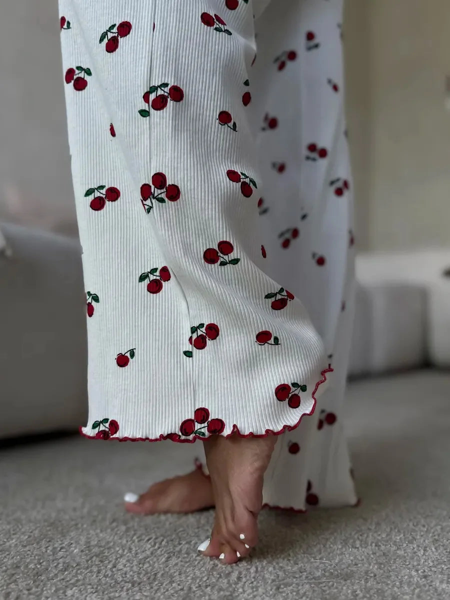 Heart and Cherry Pyjama Set