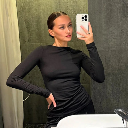 Casual Trousers and Long Sleeve Set