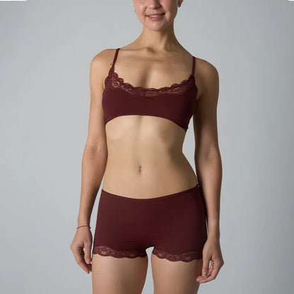 Lace Strap Tank Top and Short Sets