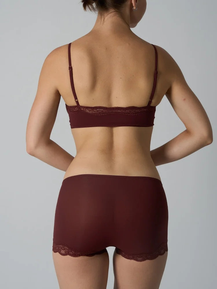 Lace Strap Tank Top and Short Sets