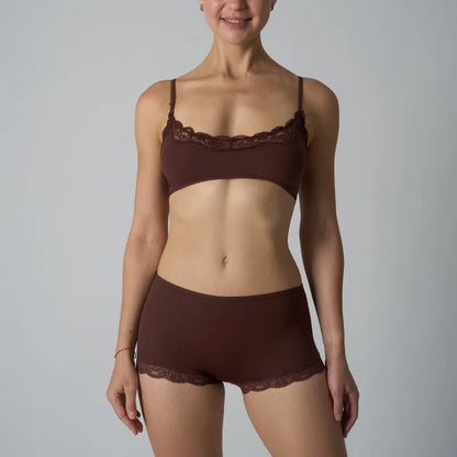 Lace Strap Tank Top and Short Sets