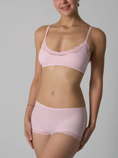 Lace Strap Tank Top and Short Sets