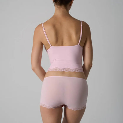 Lace Strap Tank Top and Short Sets