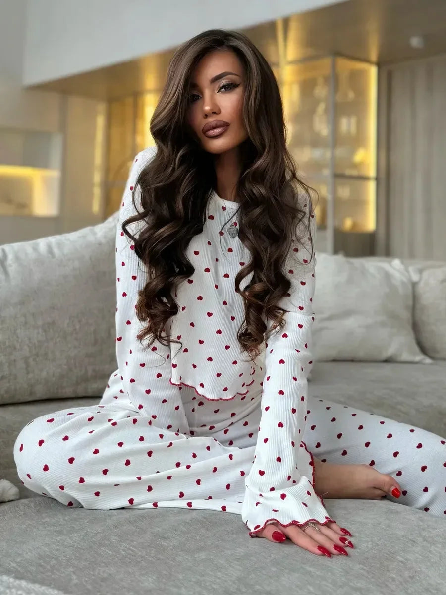 Heart and Cherry Pyjama Set
