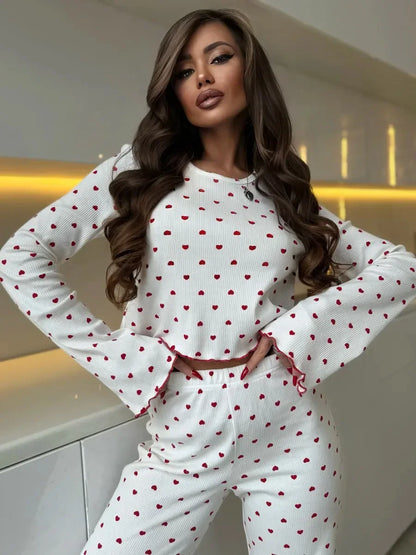 Heart and Cherry Pyjama Set