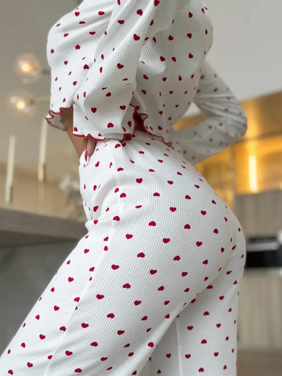 Heart and Cherry Pyjama Set