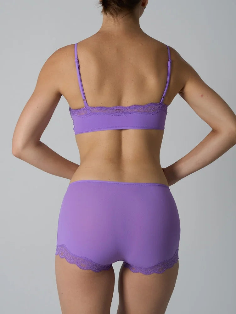 Lace Strap Tank Top and Short Sets