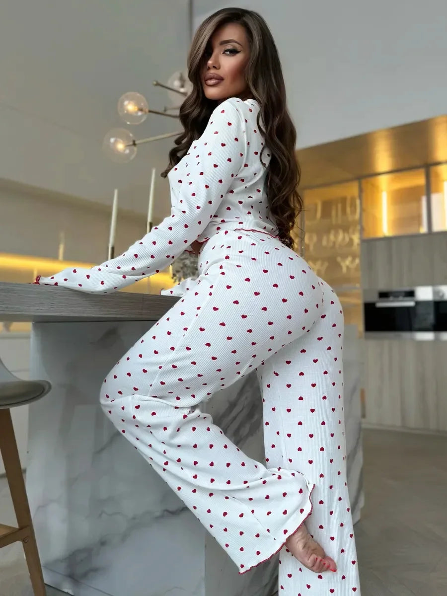 Heart and Cherry Pyjama Set
