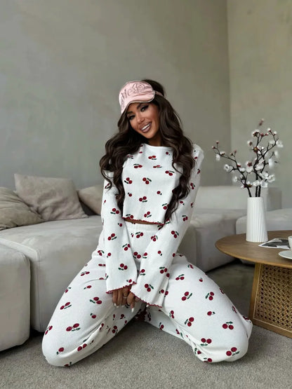 Heart and Cherry Pyjama Set
